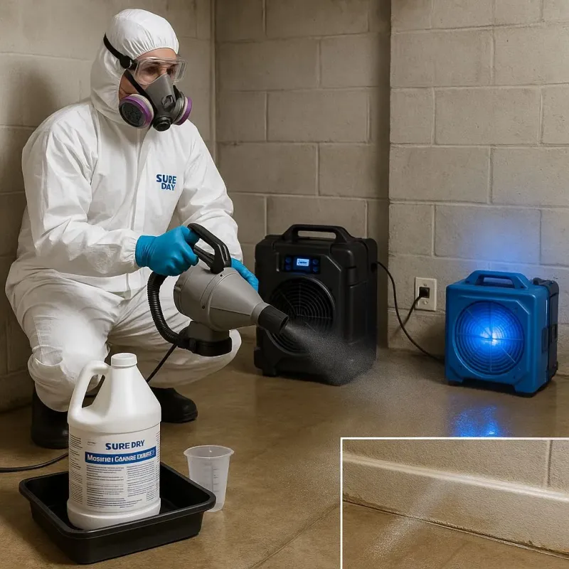 Sanitization and Odor Removal process in Forsyth, IL
