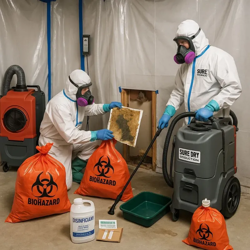Contaminated Water Handling Protocols process in Forsyth, IL